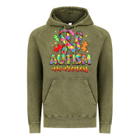 Vintage Olive Autism Awareness Vintage Hoodie - NancyCooperArtShop