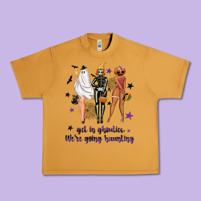 Get In Ghoulies Were Going Haunting Urban Heavy Tee Designed By Nancycooperartshop