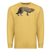 Antique Gold Ocelot Premium Sweatshirt - LillyAllenDesigns