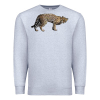 Heather Grey Ocelot Premium Sweatshirt - LillyAllenDesigns