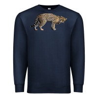 Navy Ocelot Premium Sweatshirt - LillyAllenDesigns