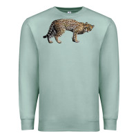 Seafoam Ocelot Premium Sweatshirt - LillyAllenDesigns