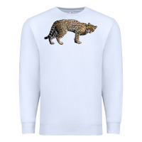 White Ocelot Premium Sweatshirt - LillyAllenDesigns