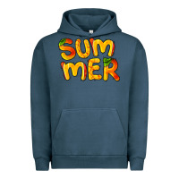 Pigment Midnight Navy summer mango Urban Hoodie - BarkalooDesign