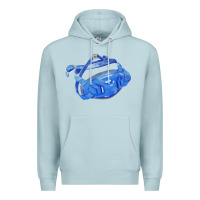 Blue Mist Chin Guard Fa Element 1 Premium Hoodie - FaDigitalArtStudio