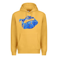 Mustard Chin Guard Fa Element 1 Premium Hoodie - FaDigitalArtStudio
