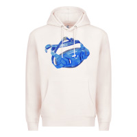 Pale Pink Chin Guard Fa Element 1 Premium Hoodie - FaDigitalArtStudio