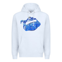 White Chin Guard Fa Element 1 Premium Hoodie - FaDigitalArtStudio