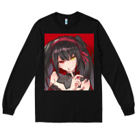 Black tokisaki kurumi Long Sleeve Tee - tuanDangUi