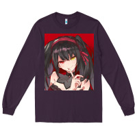 Plum tokisaki kurumi Long Sleeve Tee - tuanDangUi