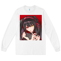 White tokisaki kurumi Long Sleeve Tee - tuanDangUi