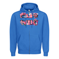 True Royal breast cancer emt emergency medical technician Zipper Hoodie - LillyAllenDesigns