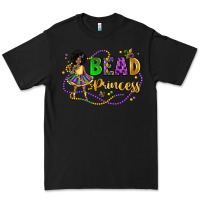 Black bead princess mardi gras Premium Tee - LillyAllenDesigns