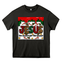 Asphalt jesus the reason for the season Heavy Core Tee - MaliasSmallBusiness