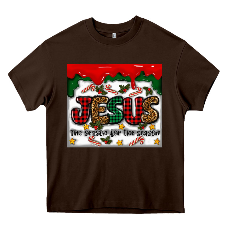 Jesus The Reason For The Season Heavy Core Tee by MaliasSmallBusiness | Teevron