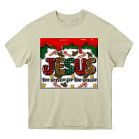 Mossy jesus the reason for the season Heavy Core Tee - MaliasSmallBusiness