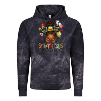 Cloud Black school bus driver afro messy bun Vintage Hoodie - texasbilliewilder