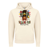Vintage Artic school bus driver afro messy bun Vintage Hoodie - texasbilliewilder