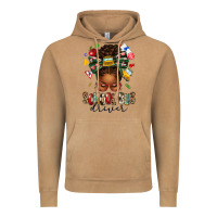 Vintage Camel school bus driver afro messy bun Vintage Hoodie - texasbilliewilder