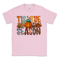 Bubblegum Pink tis the season Classic Tee - RacoonDesign