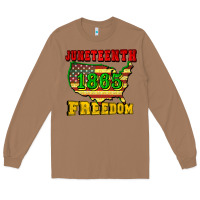 Toasted Coconut juneteenth 1865 freedom Long Sleeve Tee - CowGirlArtShop