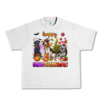 Lunar Rock happy hallothanksmas dogs Urban Heavy Tee - texasbilliewilder