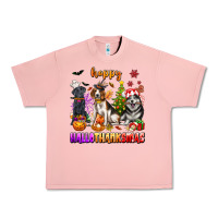 Salmon happy hallothanksmas dogs Urban Heavy Tee - texasbilliewilder