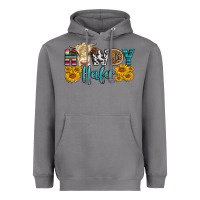 Storm Western Howdy Heifer With Simmental Cow Heavyweight Hoodie - LillyAllenDesigns