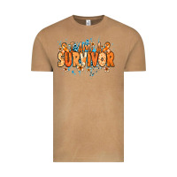 Vintage Camel I am a survivor orange ribbon Kidney Cancer Vintage Tee - NancyCooperArtShop