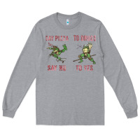 Heather Grey say pizza to drugs say no to yes Long Sleeve Tee - tuanDangUi