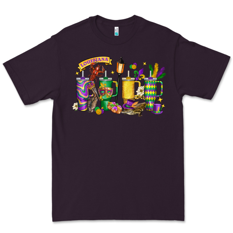 Obsessive Cup Disorder Mardi Gras Premium Tee by LillyAllenDesigns | Teevron