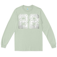 Matcha Number 22 Sports Jersey Lucky No. Birthday Age Vintage Long Sleeve Tee - tuanDangUi