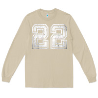 Mushroom Number 22 Sports Jersey Lucky No. Birthday Age Vintage Long Sleeve Tee - tuanDangUi
