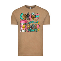 Coffee Gives Me Nurse Powers Vintage Tee | Teevron