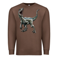 Chestnut Velociraptor Premium Sweatshirt - LillyAllenDesigns