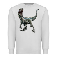 Dove Grey Velociraptor Premium Sweatshirt - LillyAllenDesigns
