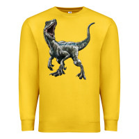 Lemon Velociraptor Premium Sweatshirt - LillyAllenDesigns