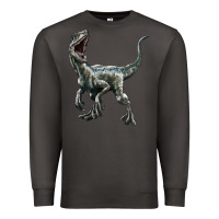 Smoke Velociraptor Premium Sweatshirt - LillyAllenDesigns