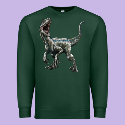 Velociraptor Premium Sweatshirt Designed By Lillyallendesigns