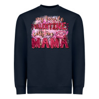Navy My favorite calls me mama Mother's Day Heavyweight Sweatshirt - FaDigitalArtStudio