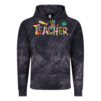 Cloud Black Autism Teacher Vintage Hoodie - NancyCooperArtShop