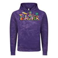 Cloud Purple Autism Teacher Vintage Hoodie - NancyCooperArtShop