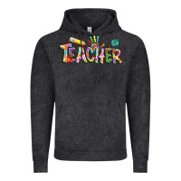 Vintage Black Autism Teacher Vintage Hoodie - NancyCooperArtShop