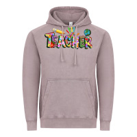 Vintage Zinc Autism Teacher Vintage Hoodie - NancyCooperArtShop