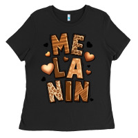 Black melanin Ladies Tee - LillyAllenDesigns