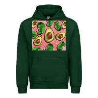 Forest Green avacado pink tumbler Urban Hoodie - BarkalooDesign