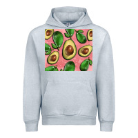 Heather Grey avacado pink tumbler Urban Hoodie - BarkalooDesign
