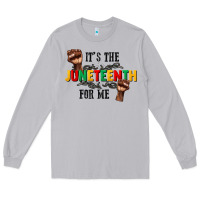 Moon Dust its the juneteenth for me Long Sleeve Tee - CowGirlArtShop