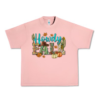 Salmon Western howdy Fall Urban Heavy Tee - NancyCooperArtShop