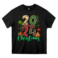 Black 2024 family christmas Heavy Core Tee - MaliasSmallBusiness